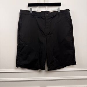 Red Kap‎ Mens Cell Phone Pocket Shorts Black Twill Workwear PT4CBK0 Size 42 x 12